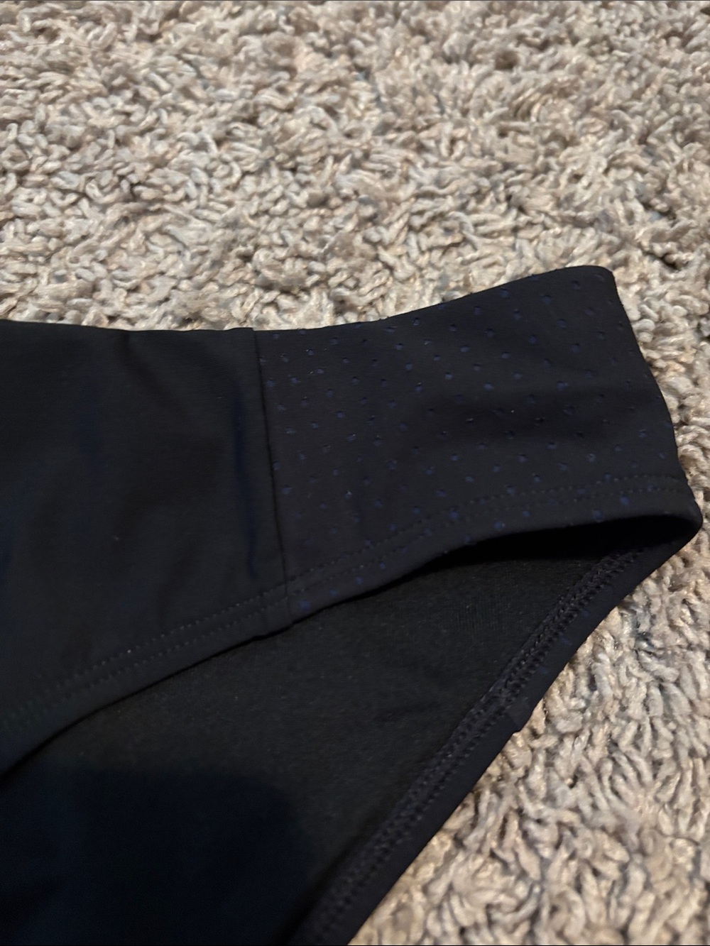 Athleta Black Bikini Bottom - Low Rise Swim Brief - Picture 3 of 5
